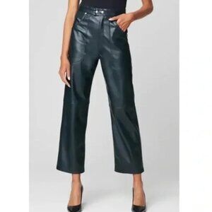 Blank NYC Hunter Green Faux Leather Pants Size 27